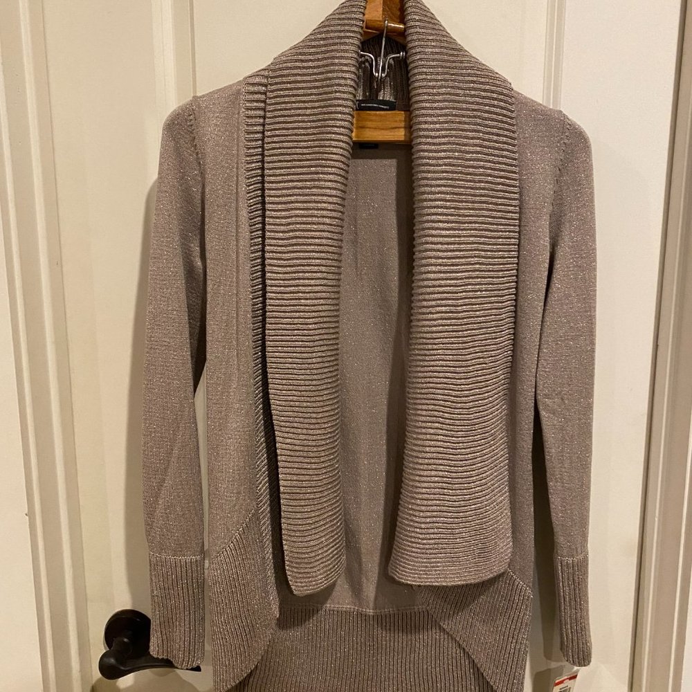 New Taupe Cardigan with a subtle sparkle